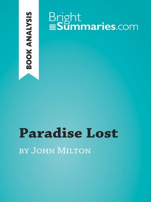 cover image of Paradise Lost by John Milton (Book Analysis)